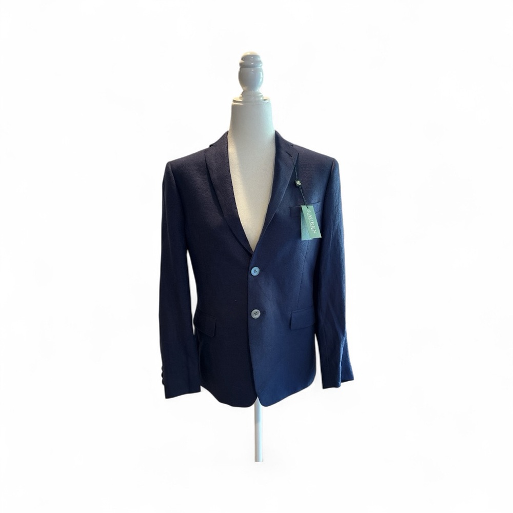 NWT Ralph Lauren Navy Blue Sport Coat, Size XL